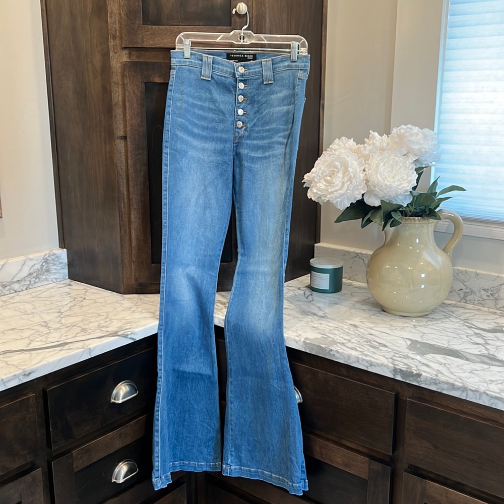 Veronica Beard Sheridan button fly jeans